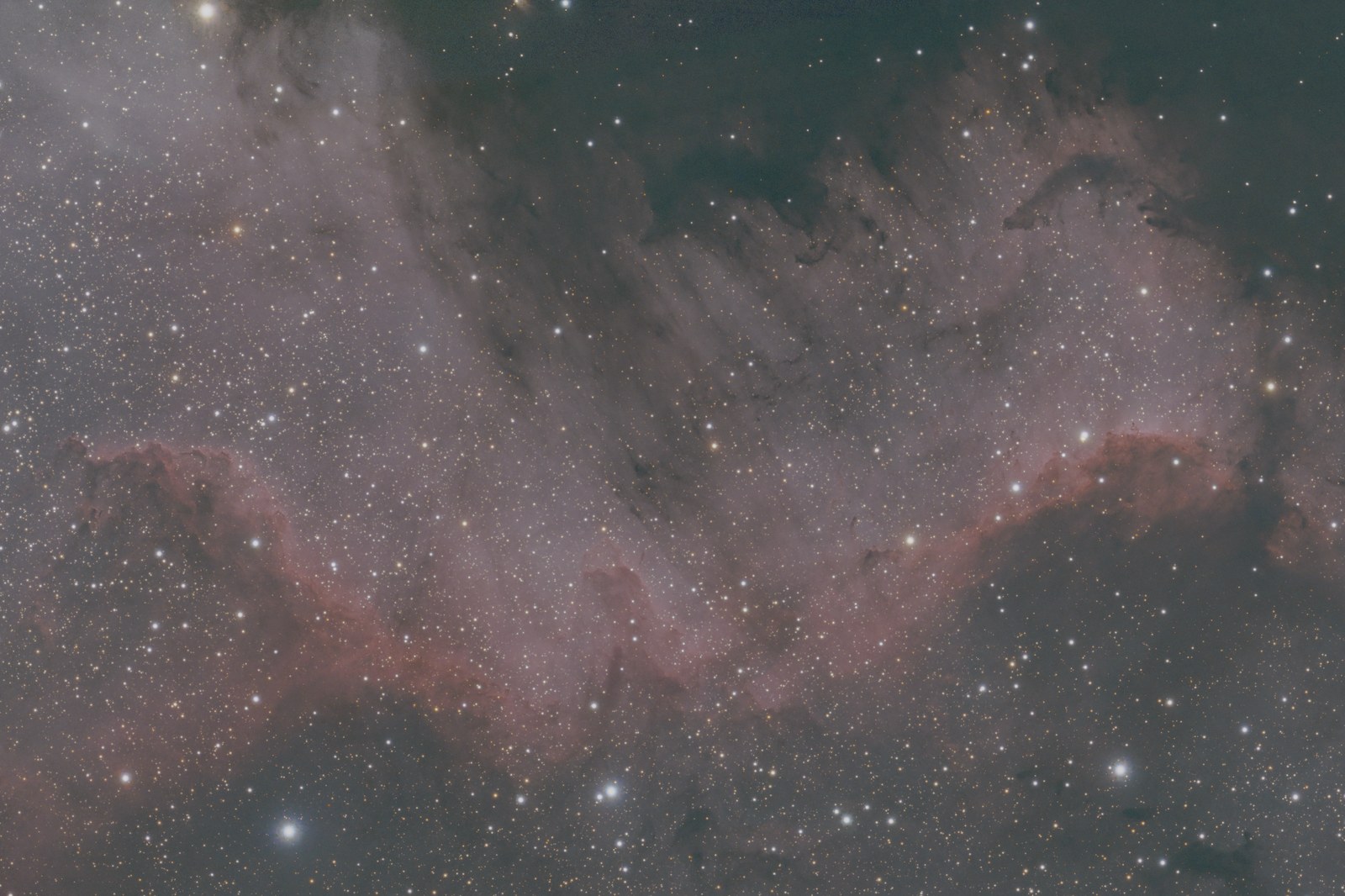Cygnus Wall — original astrophotography by Jesse Krautwurst