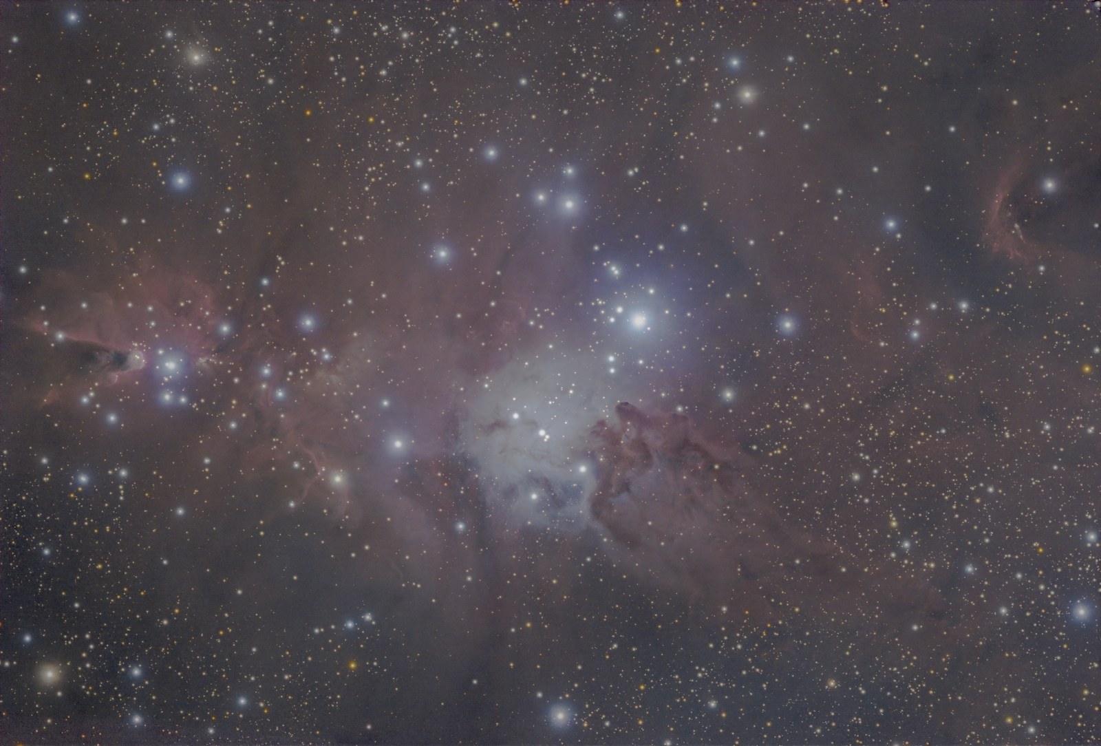Flame Nebula — original astrophotography by Jesse Krautwurst